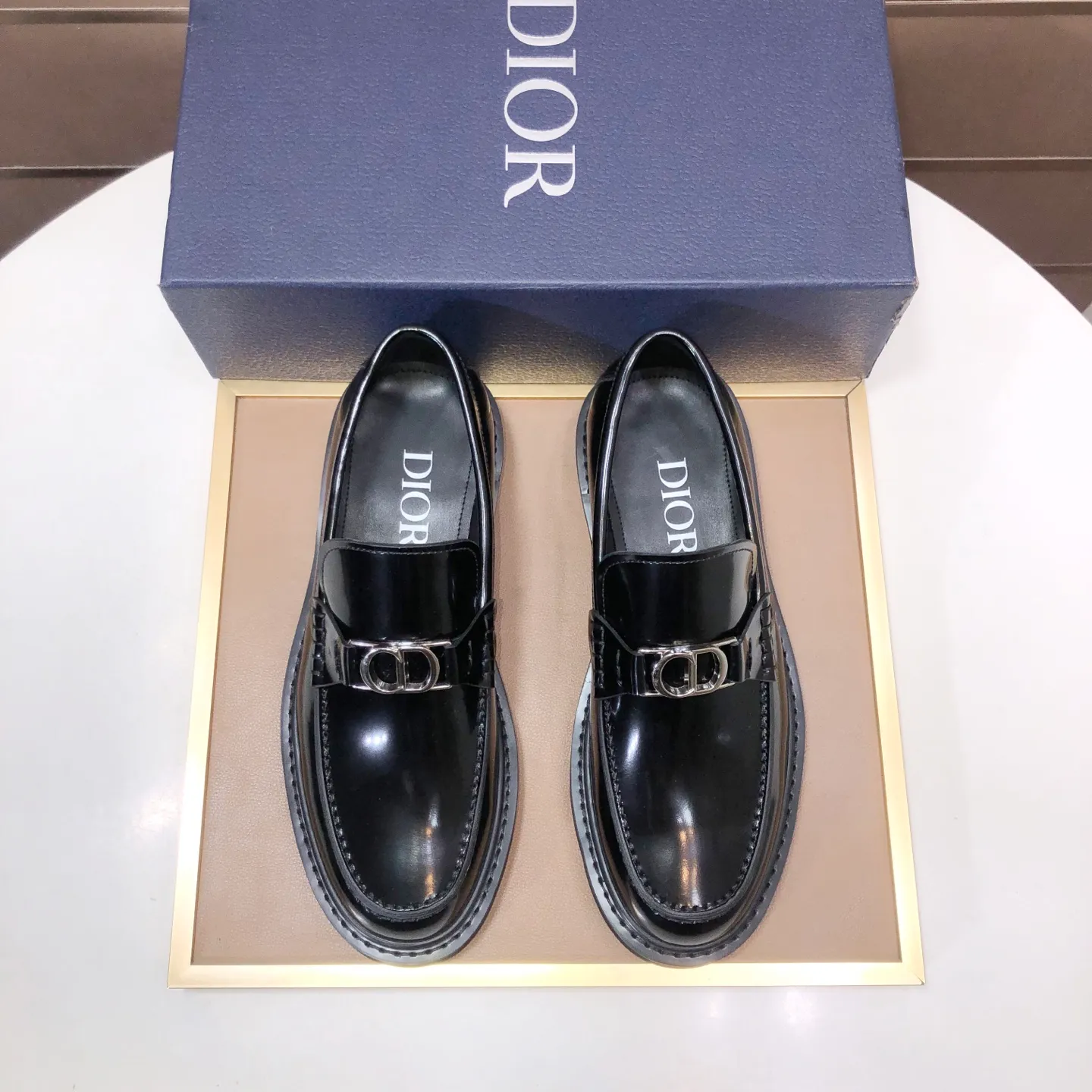 Men's shoes 💰680💶[Dior] (water-dyed cowhide lining) Dior original 1:1 high-quality factory, imported original materials, imported raw cowhide, water-dyed cowhide lining, original TPU outsole, code number: 39-44 (38.45 custom-made)